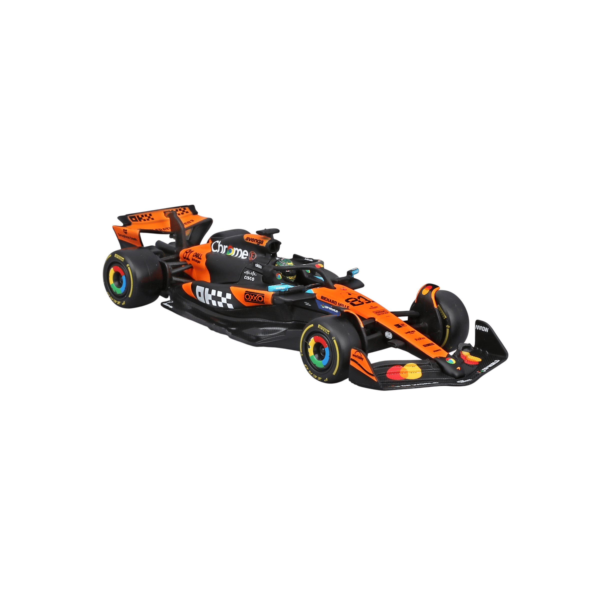 1:43 F1 2025 - McLaren MCL39 #81 Oscar Piastri in Acrylic Box - Image 7
