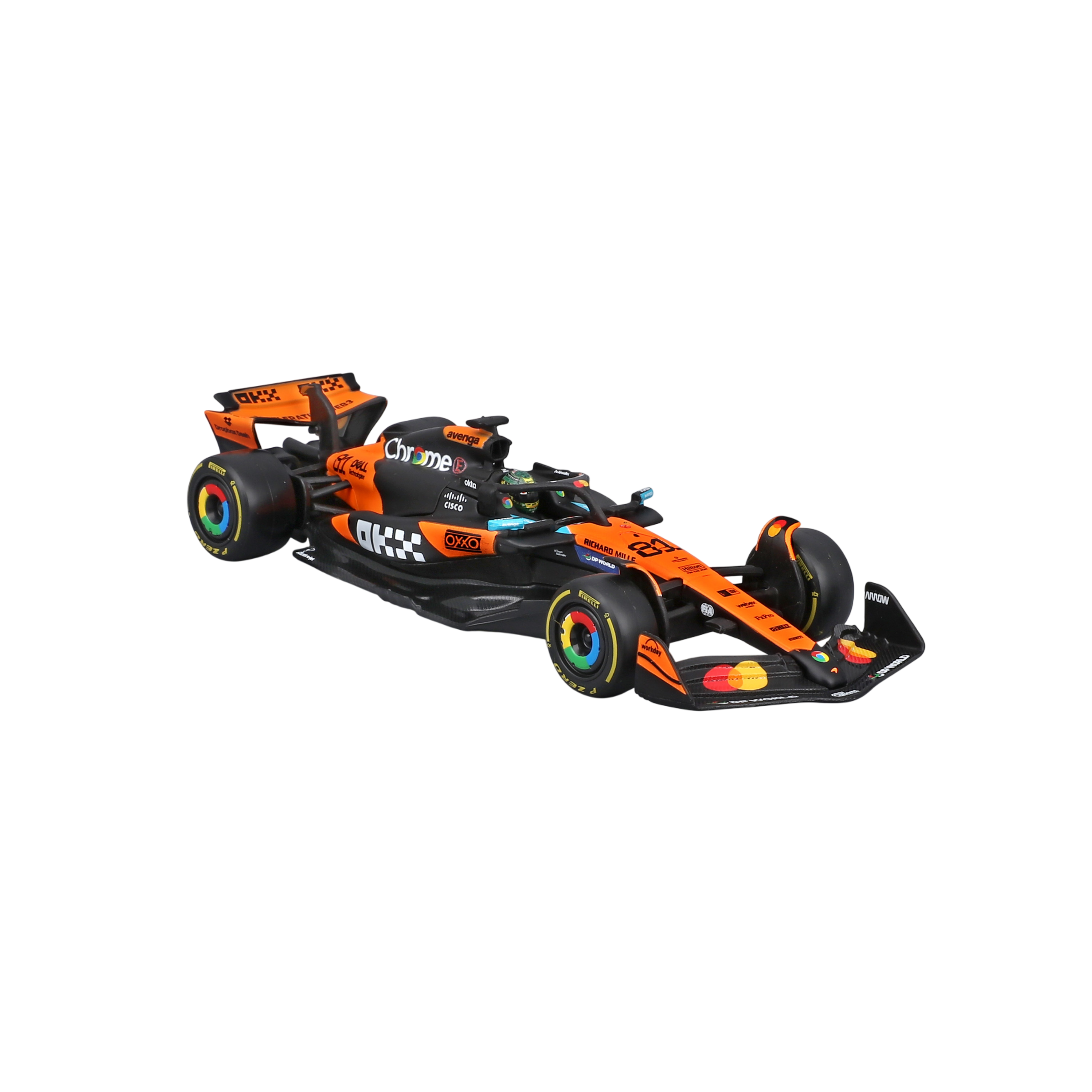 1:43 F1 2025 - McLaren MCL39 #81 Oscar Piastri in Acrylic Box - Image 3