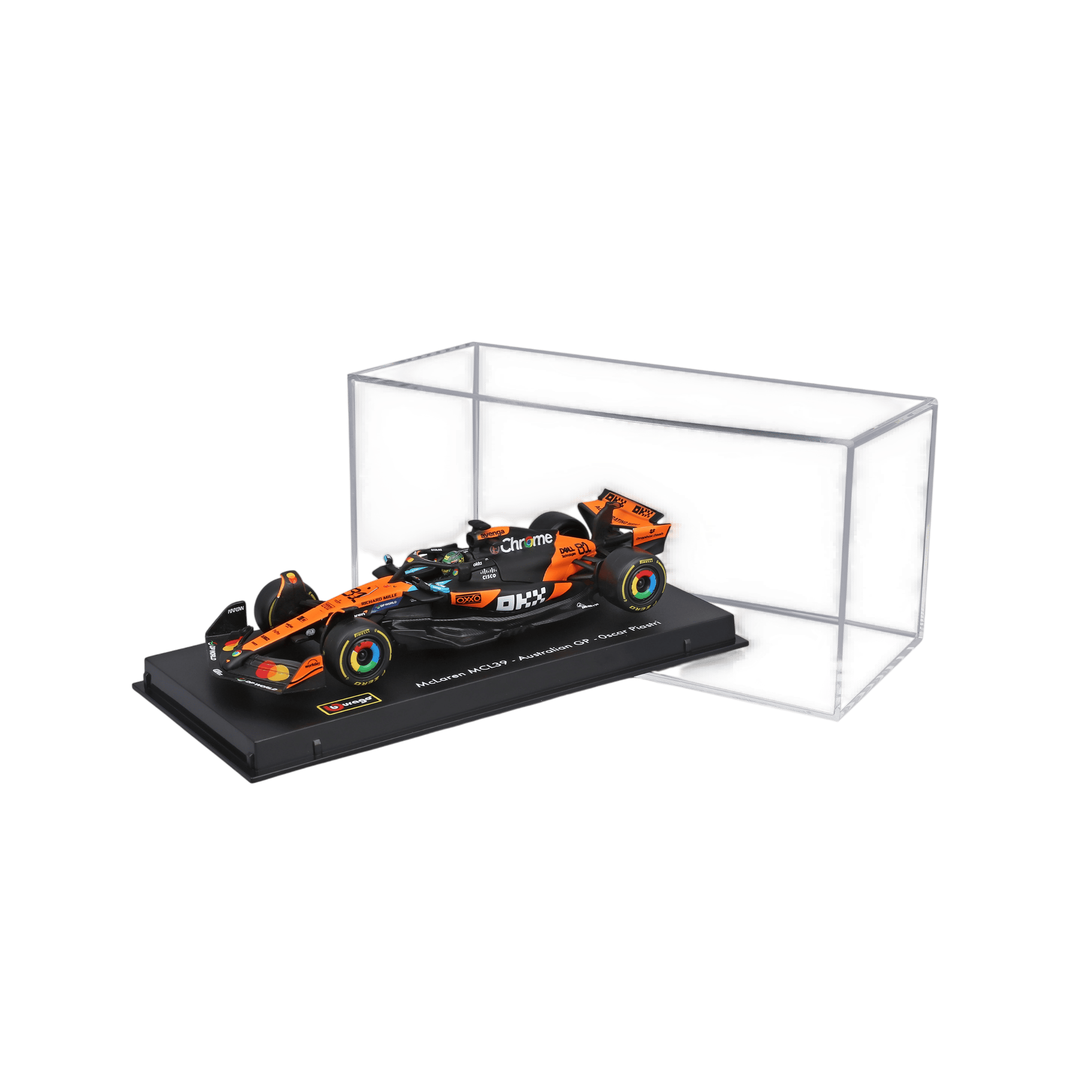 1:43 F1 2025 - McLaren MCL39 #81 Oscar Piastri in Acrylic Box - Image 5