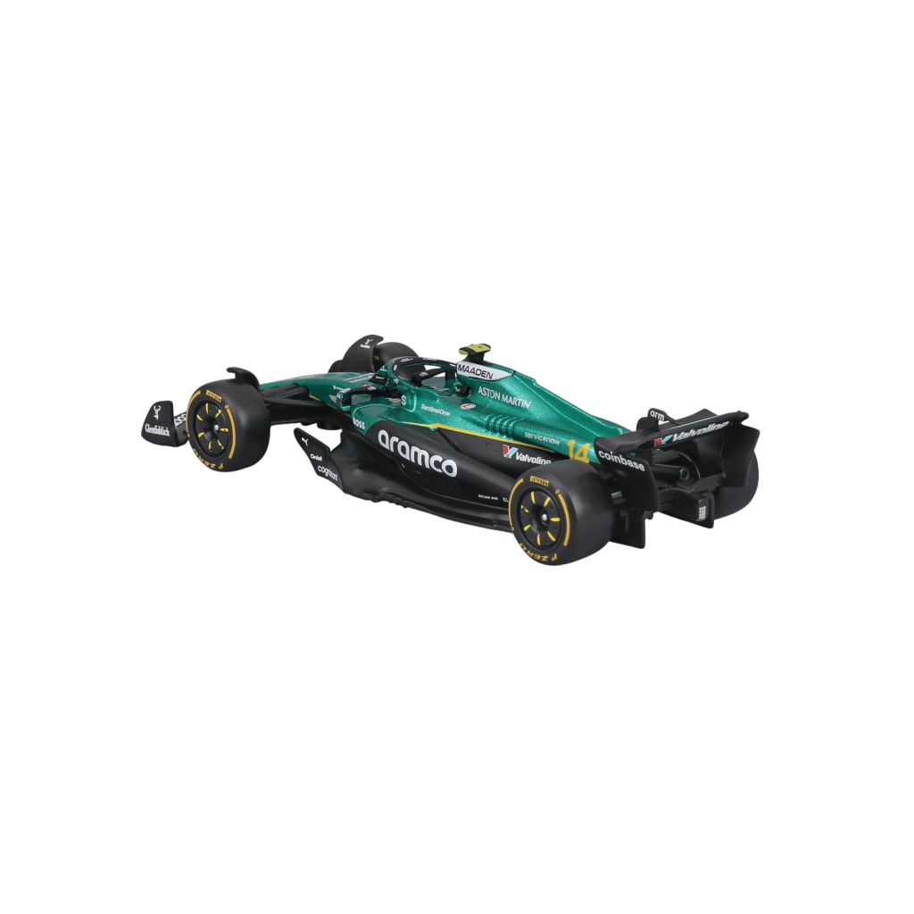 1:43 F1 2025 - Aston Martin AMR25 #14 Fernando Alonso in Window Box