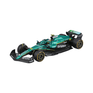 1:43 Aston Martin AMR25 #14 Fernando Alonso with helmet in Acrylic Box - Image 4