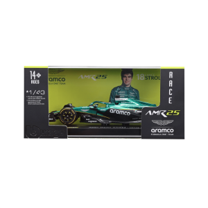 1:43 F1 2025 - Aston Martin AMR25 #18 Lance Stroll in Acrylic Box - Image 11