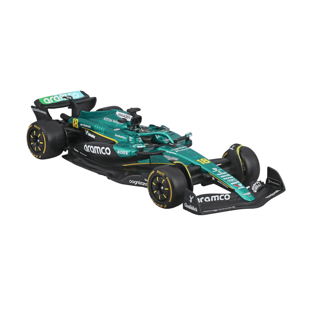 1:43 F1 2025 - Aston Martin AMR25 #18 Lance Stroll in Acrylic Box
