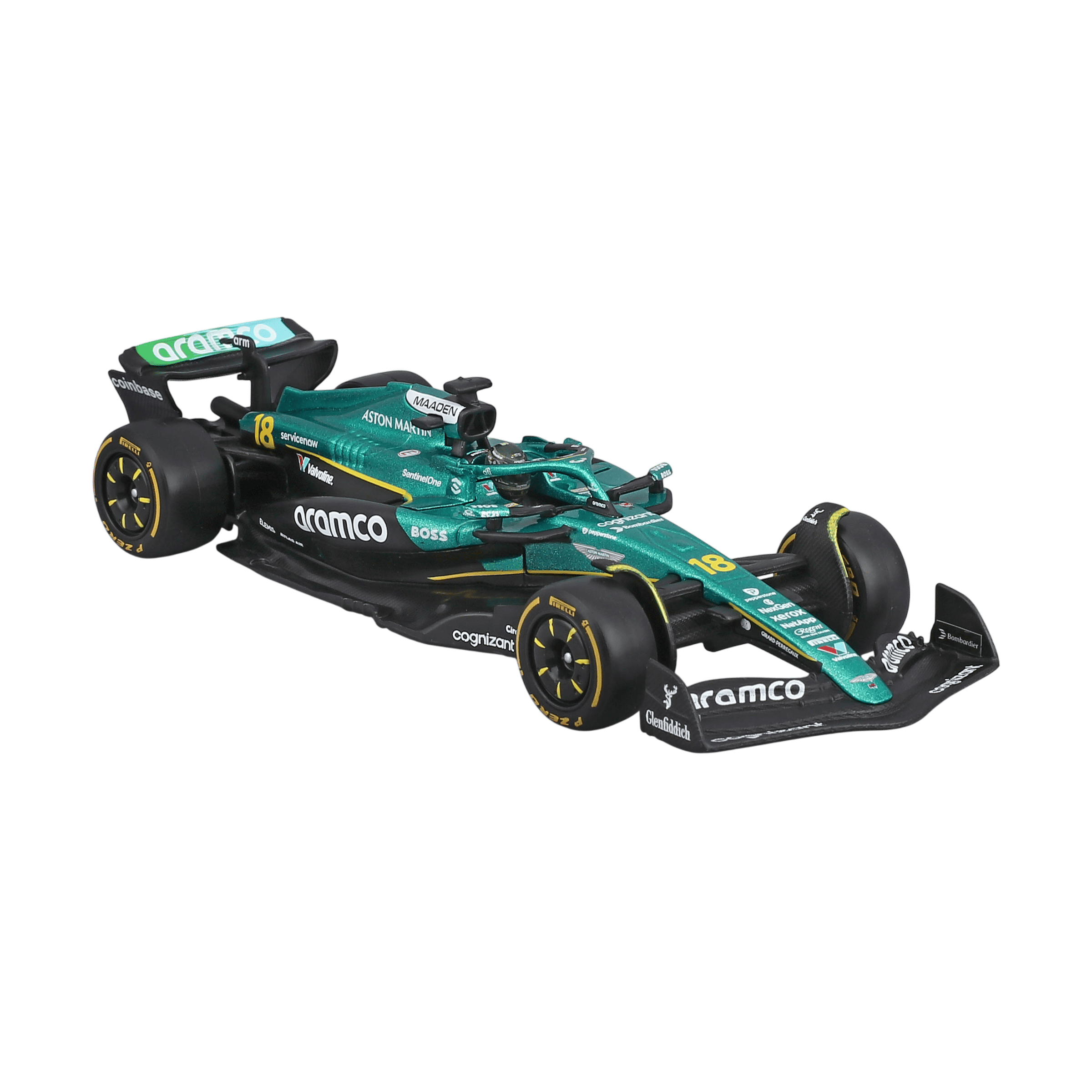 1:43 F1 2025 - Aston Martin AMR25 #18 Lance Stroll in Acrylic Box - Image 7