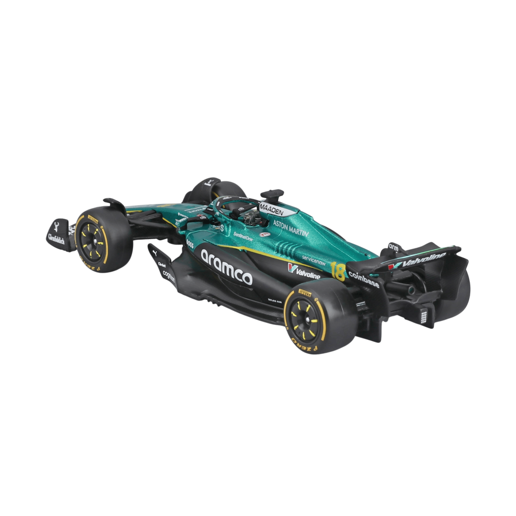 1:43 F1 2025 - Aston Martin AMR25 #18 Lance Stroll in Acrylic Box