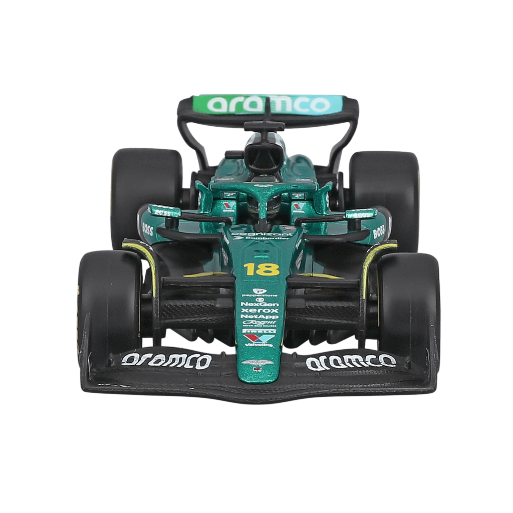 1:43 F1 2025 - Aston Martin AMR25 #18 Lance Stroll in Acrylic Box