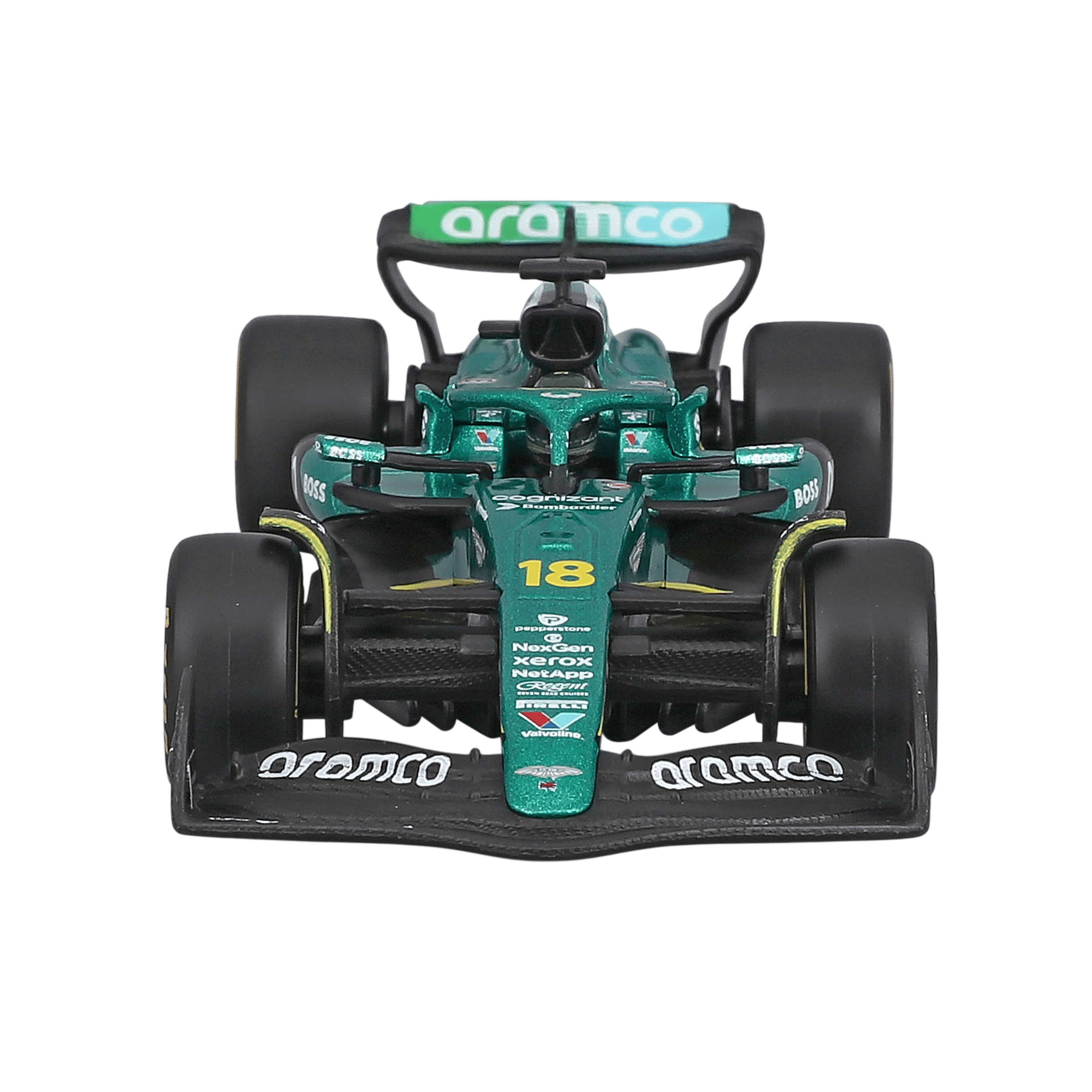 1:43 F1 2025 - Aston Martin AMR25 #18 Lance Stroll in Acrylic Box - Image 3