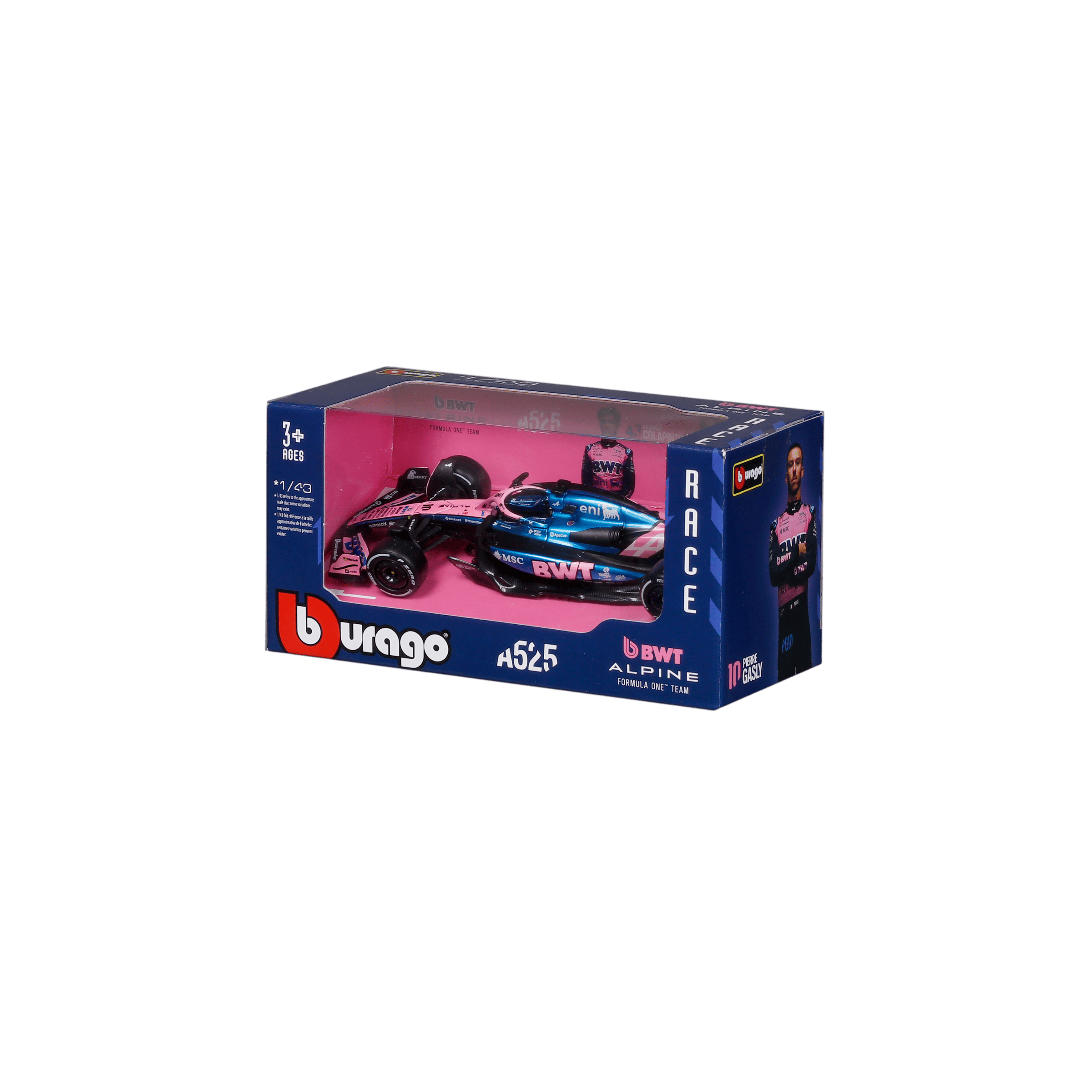 1:43 F1 2025 - Alpine A525 #10 Pierre Gasly in Window Box - Image 11