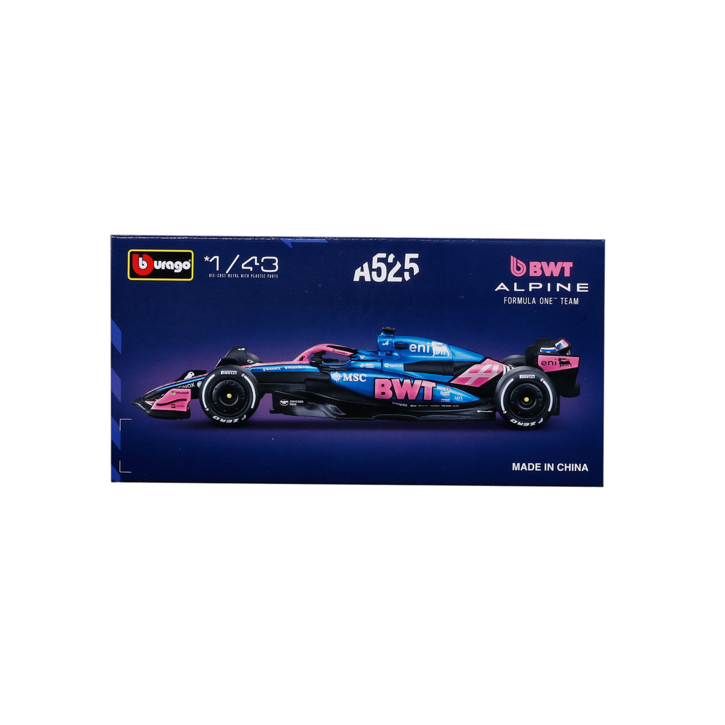 1:43 F1 2025 - Alpine A525 #10 Pierre Gasly in Window Box - Image 9