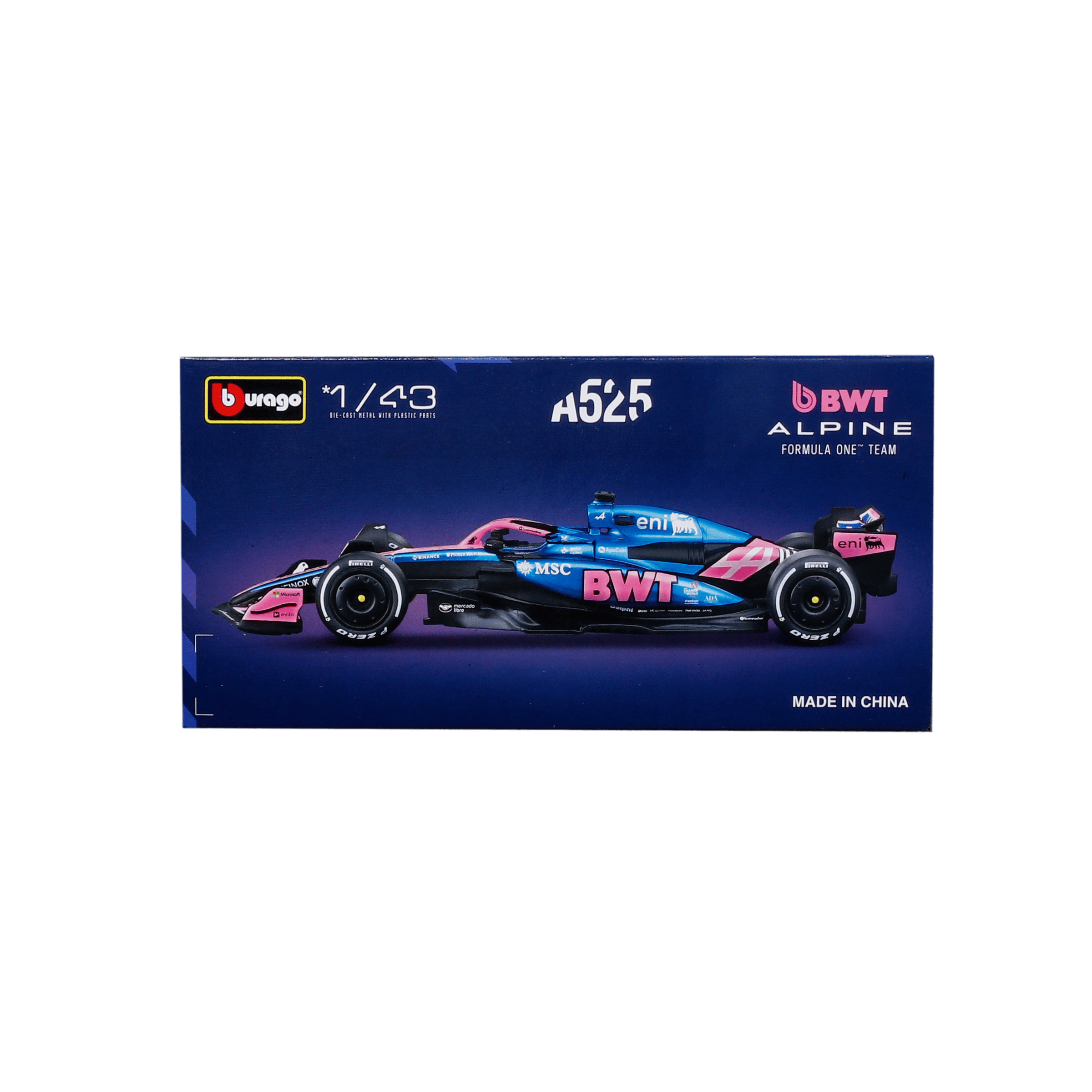 1:43 F1 2025 - Alpine A525 #43 Franco Colapinto in Window Box - Image 7