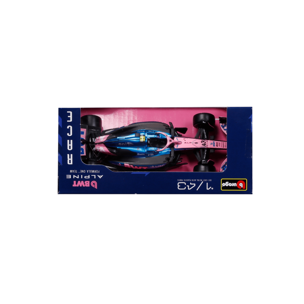 1:43 F1 2025 - Alpine A525 #43 Franco Colapinto in Window Box