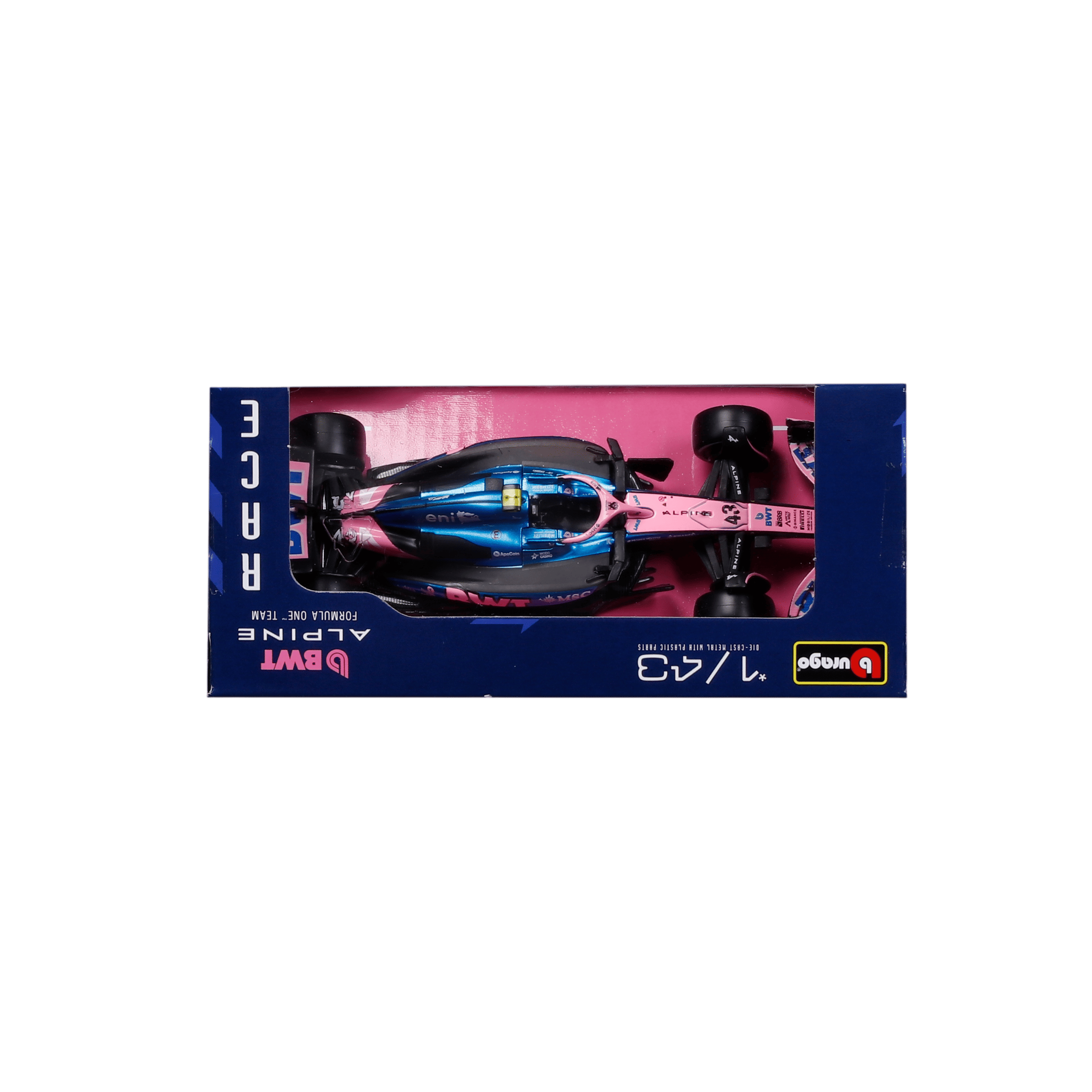 1:43 F1 2025 - Alpine A525 #43 Franco Colapinto in Window Box - Image 8
