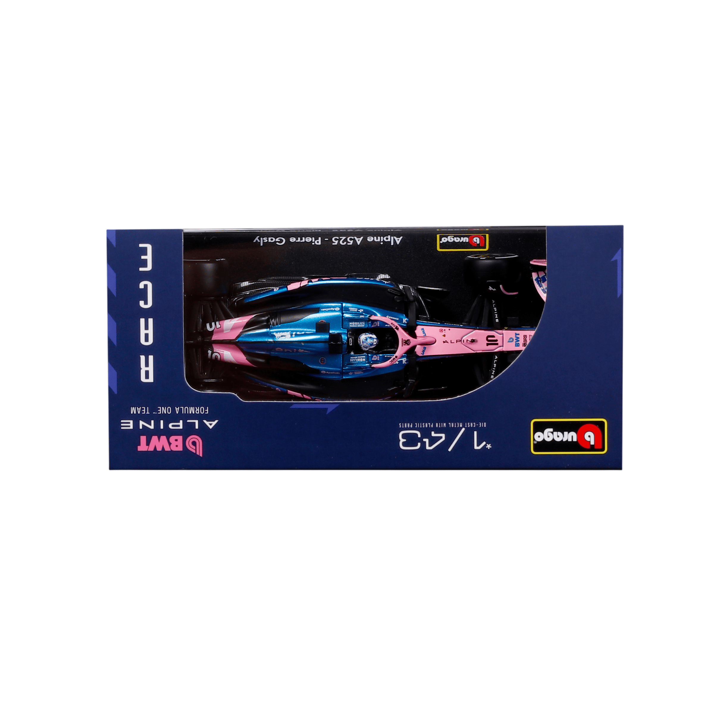1:43 F1 2025 - Alpine A525 #10 Pierre Gasly in Acrylic Box - Image 8