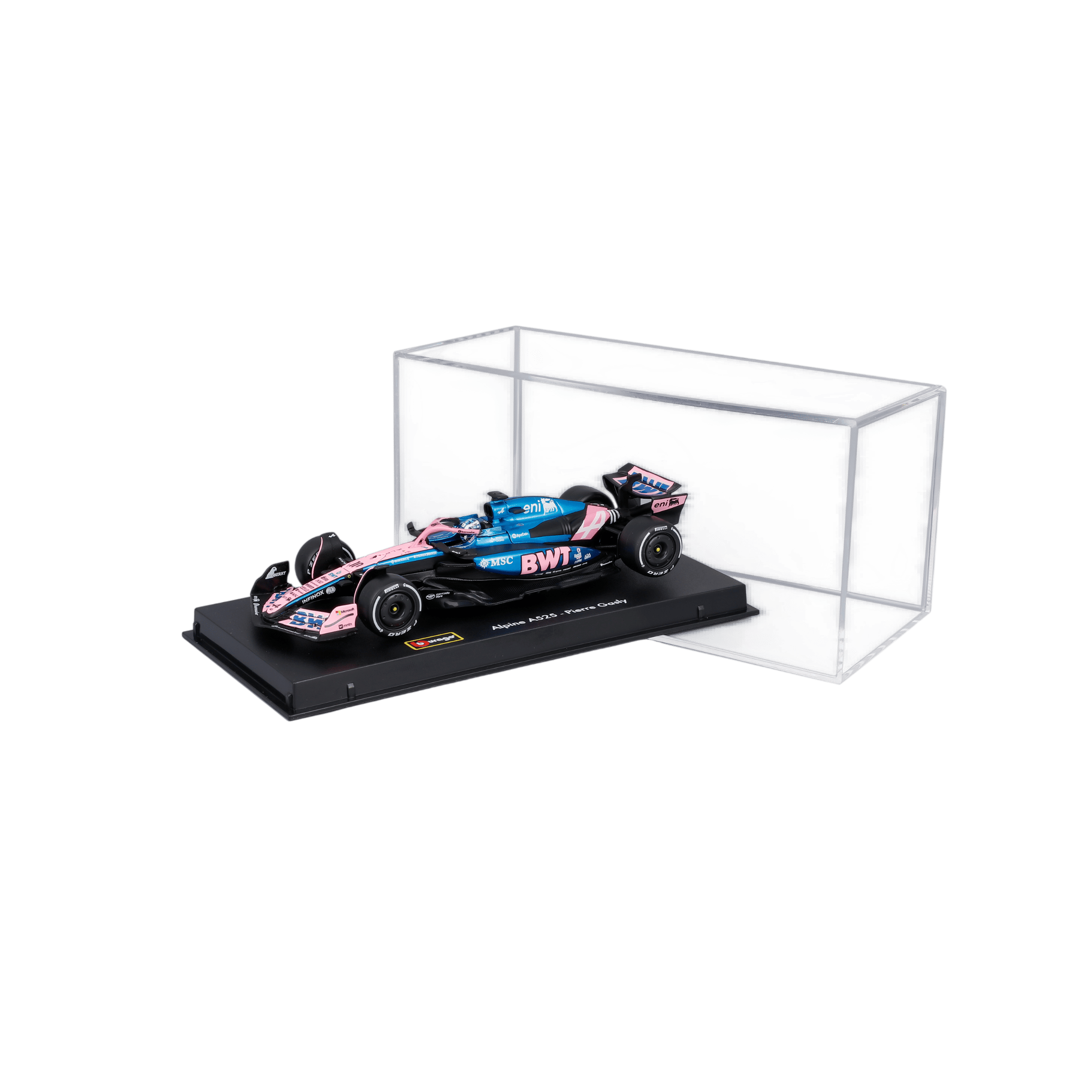 1:43 F1 2025 - Alpine A525 #10 Pierre Gasly in Acrylic Box - Image 2