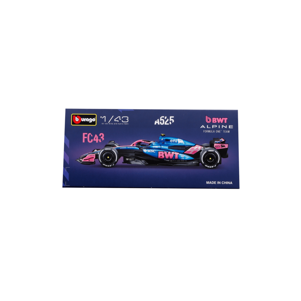 1:43 F1 2025 - Alpine A525 #43 Franco Colapinto in Acrylic Box