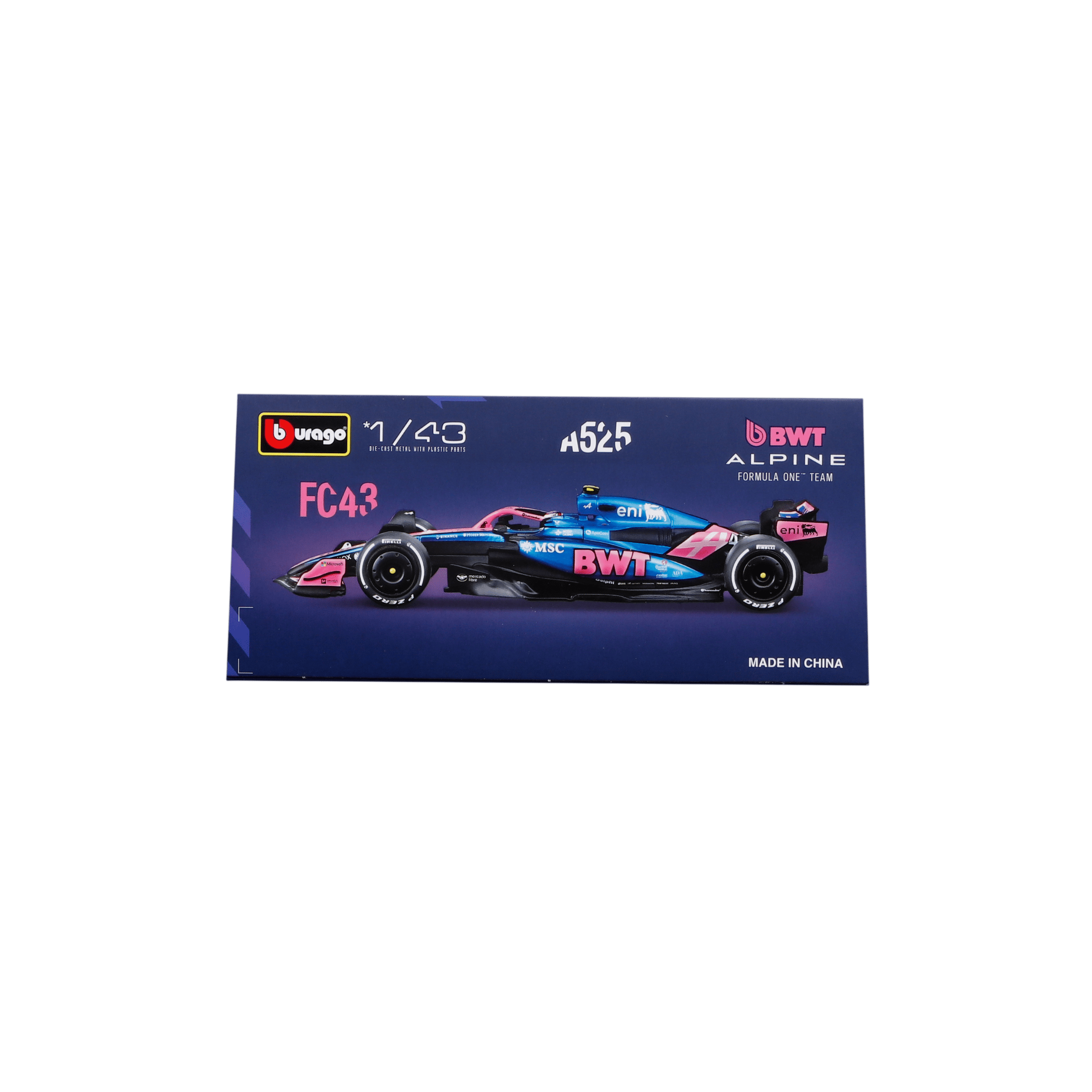 1:43 F1 2025 - Alpine A525 #43 Franco Colapinto in Acrylic Box - Image 10