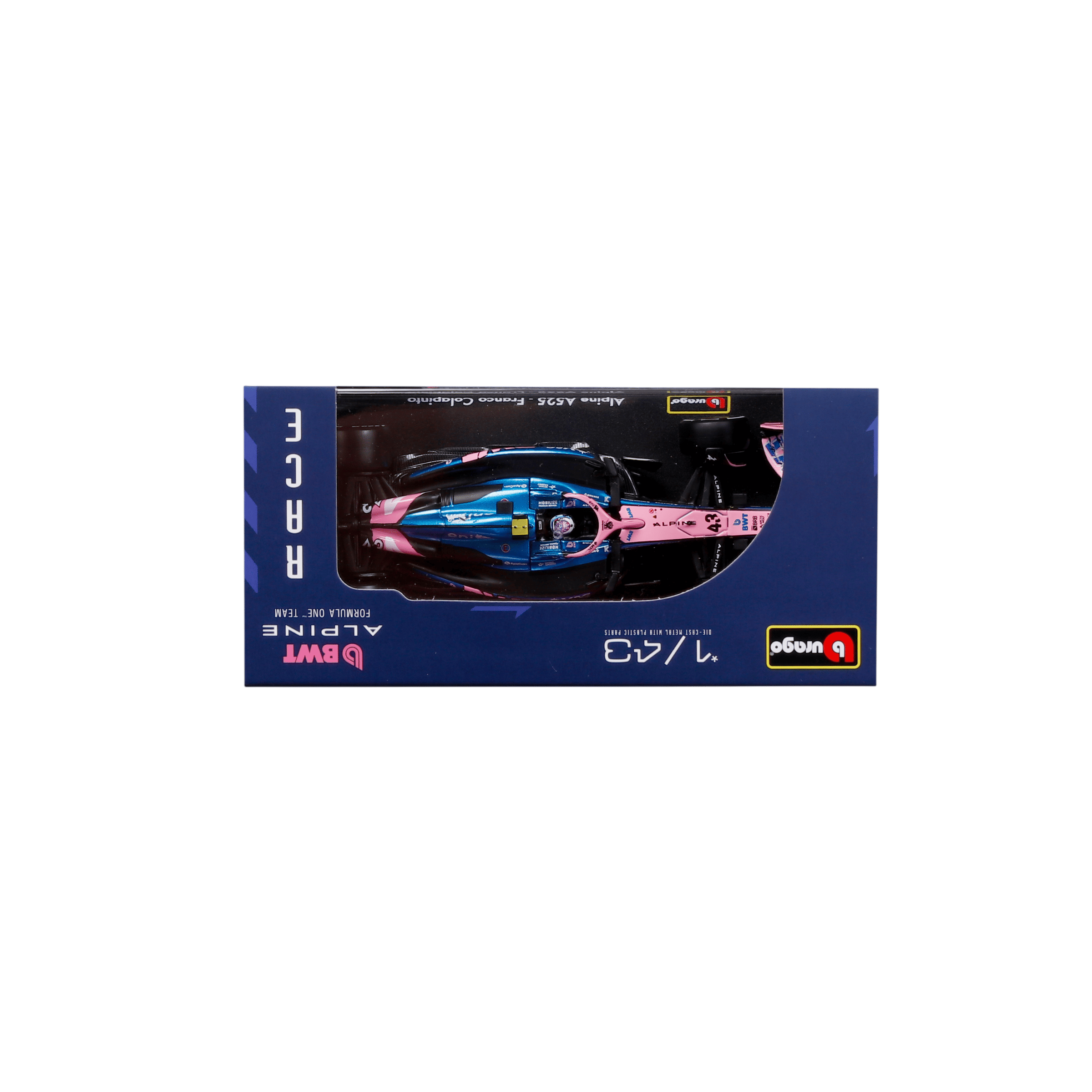 1:43 F1 2025 - Alpine A525 #43 Franco Colapinto in Acrylic Box - Image 7