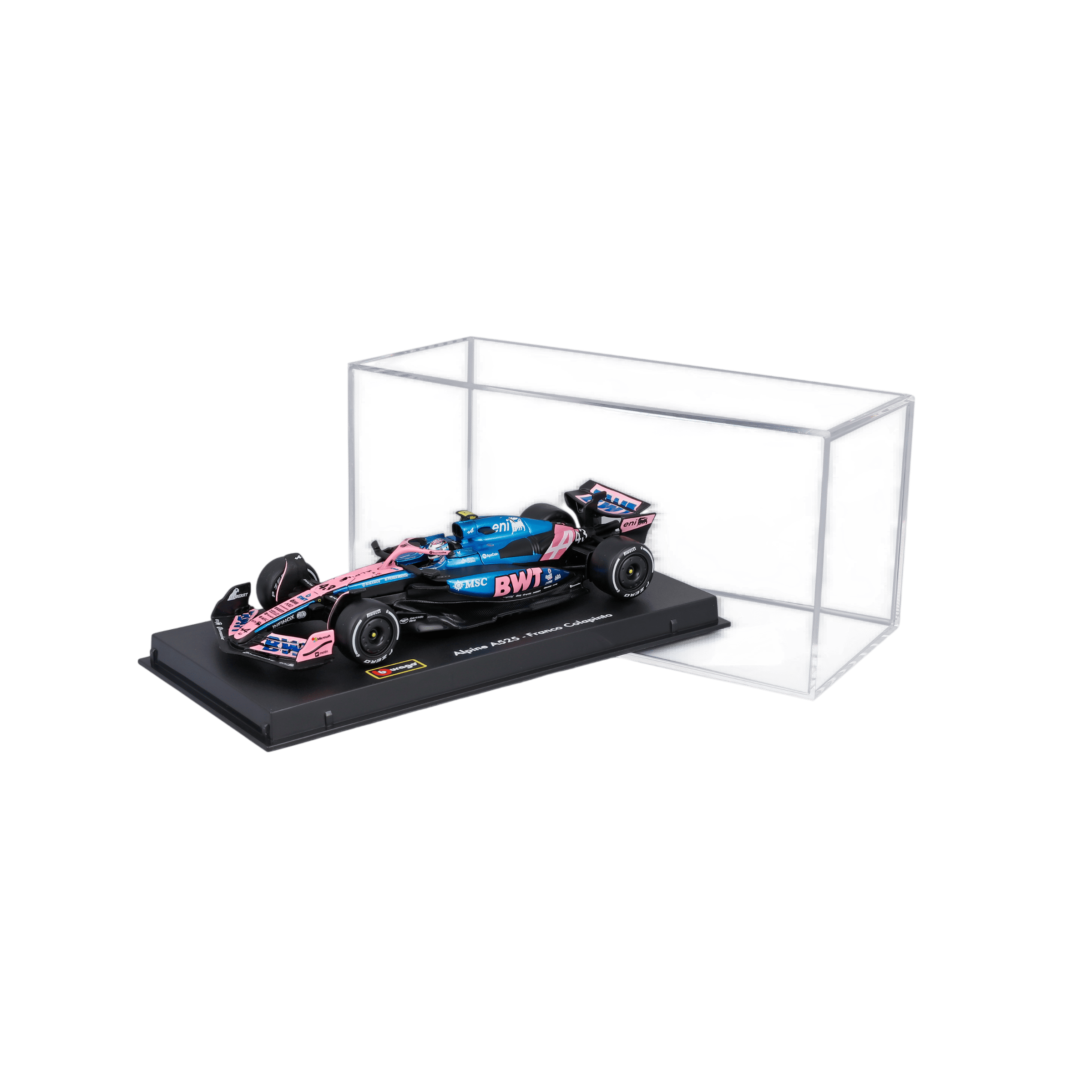 1:43 F1 2025 - Alpine A525 #43 Franco Colapinto in Acrylic Box - Image 2