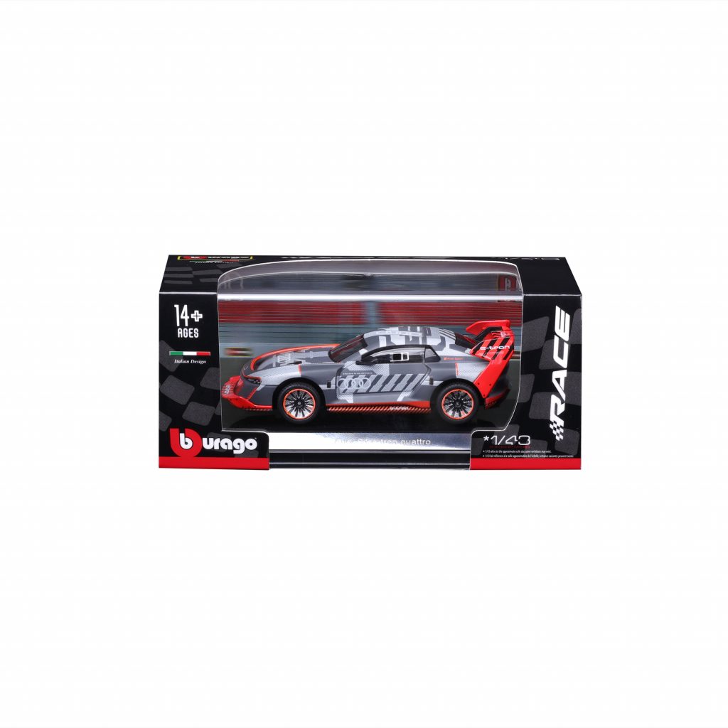1:43 Bburago - Audi S1 E-Tron Quattro in Acrylic Box