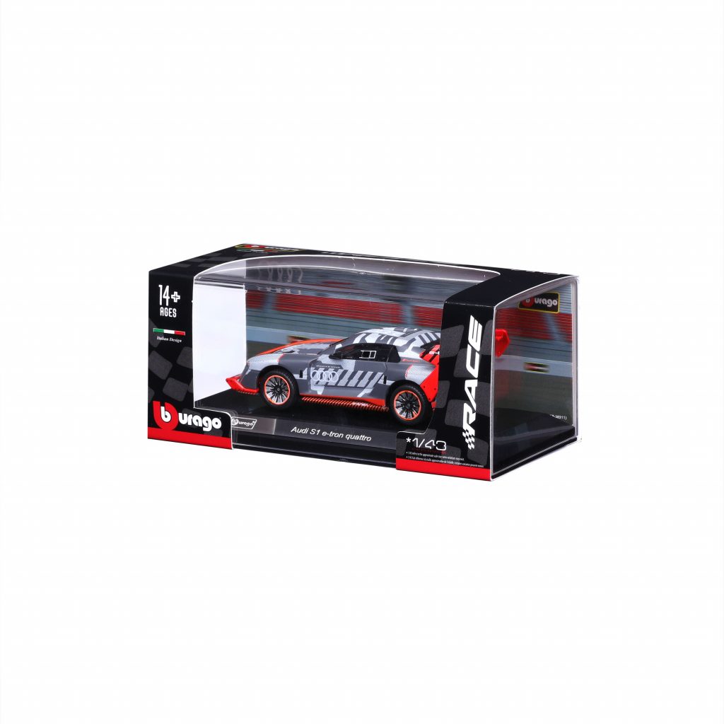 1:43 Bburago - Audi S1 E-Tron Quattro in Acrylic Box