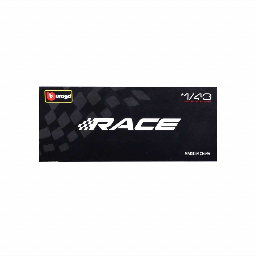 1:43 Bburago - Porsche 911 GT3 R Black-Silver in Acrylic Box