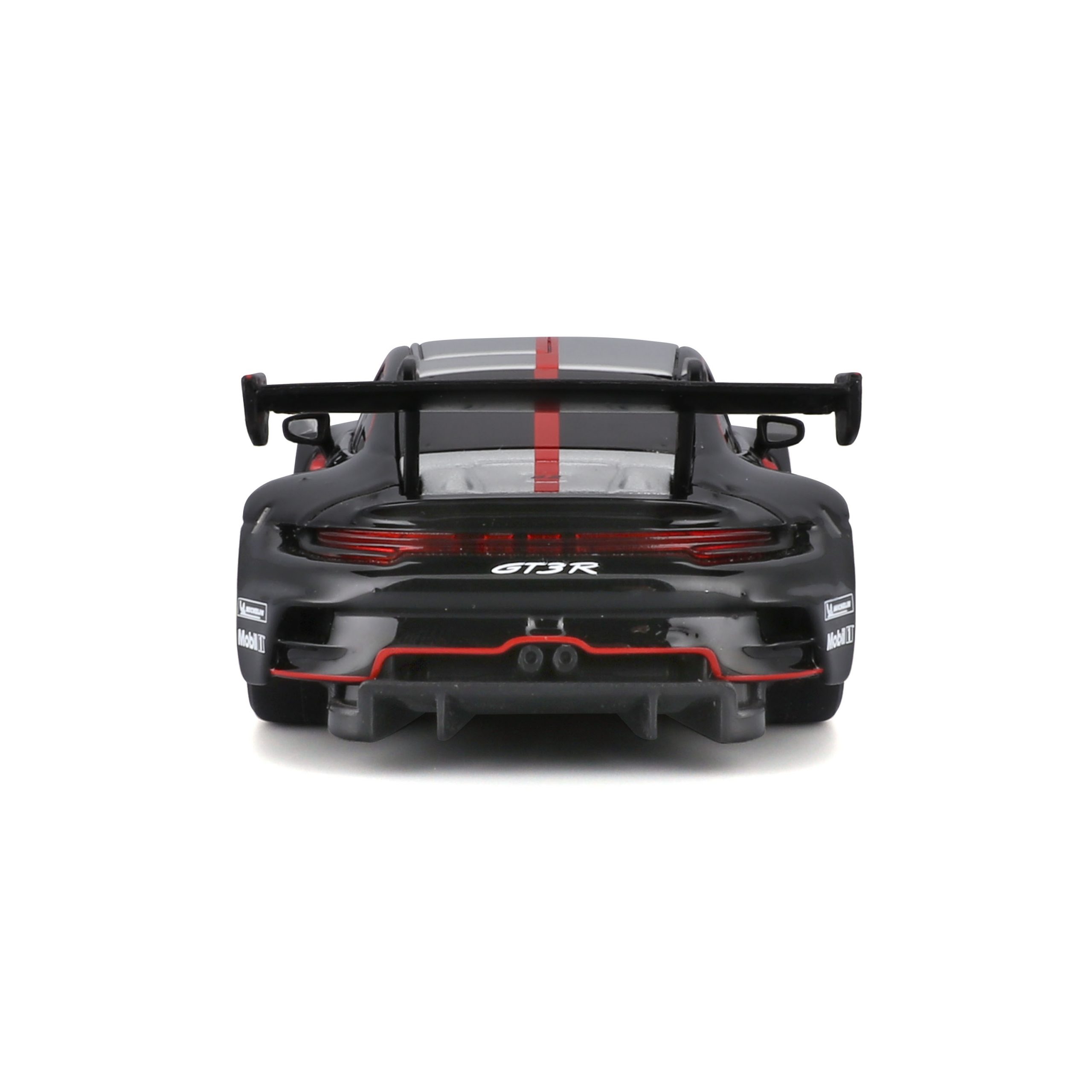 1:43 Bburago - Porsche 911 GT3 R Black-Silver in Acrylic Box - Image 9