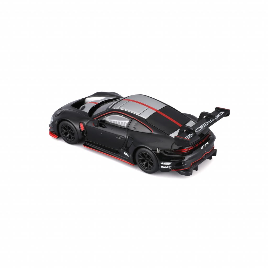 1:43 Bburago - Porsche 911 GT3 R Black-Silver in Acrylic Box
