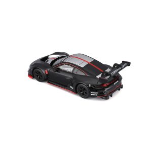 1:43 Bburago - Porsche 911 GT3 R Black-Silver in Acrylic Box - Image 10