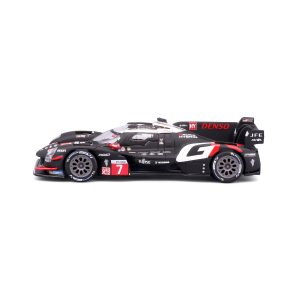1:43 Bburago - Toyota GR010 Hybrid 2024 - #7 De Vries, Kobayashi, Conway in Acrylic Box - Image 1