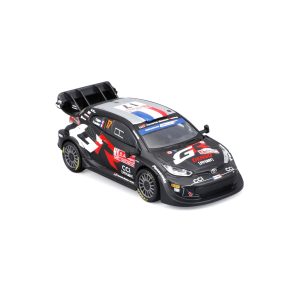 1:43 Bburago - GR Yaris Rally 1 Hybrid WRC 2024 - #17 Sébastien Ogier in Acrylic Box - Image 1
