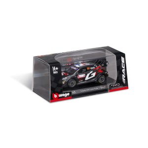1:43 Bburago - GR Yaris Rally 1 Hybrid WRC 2024 - #69 Kalle Rovanperä in Acrylic Box - Image 10