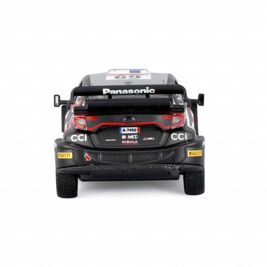 1:43 Bburago - GR Yaris Rally 1 Hybrid WRC 2024 - #69 Kalle Rovanperä in Acrylic Box