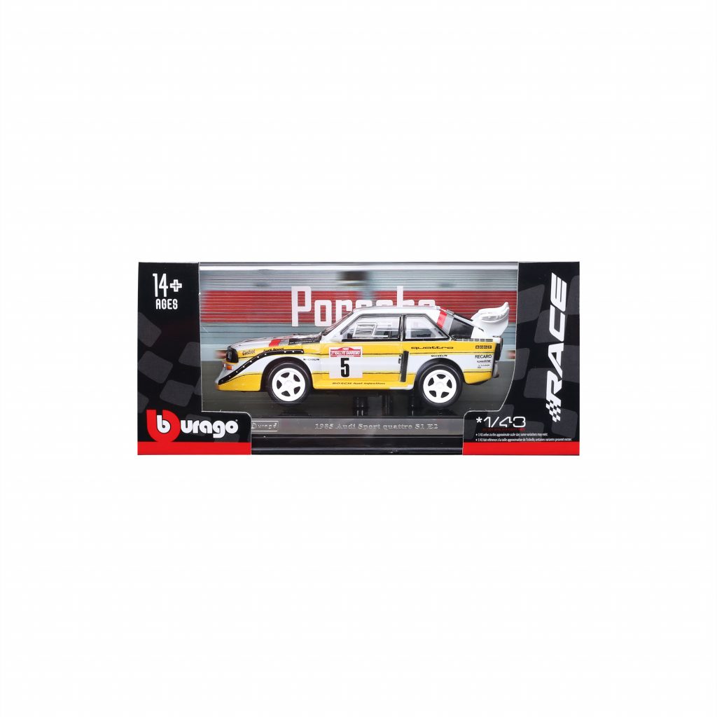 1:43 Bburago - 1985 Audi Sport Quattro S1 E2 in Acrylic Box