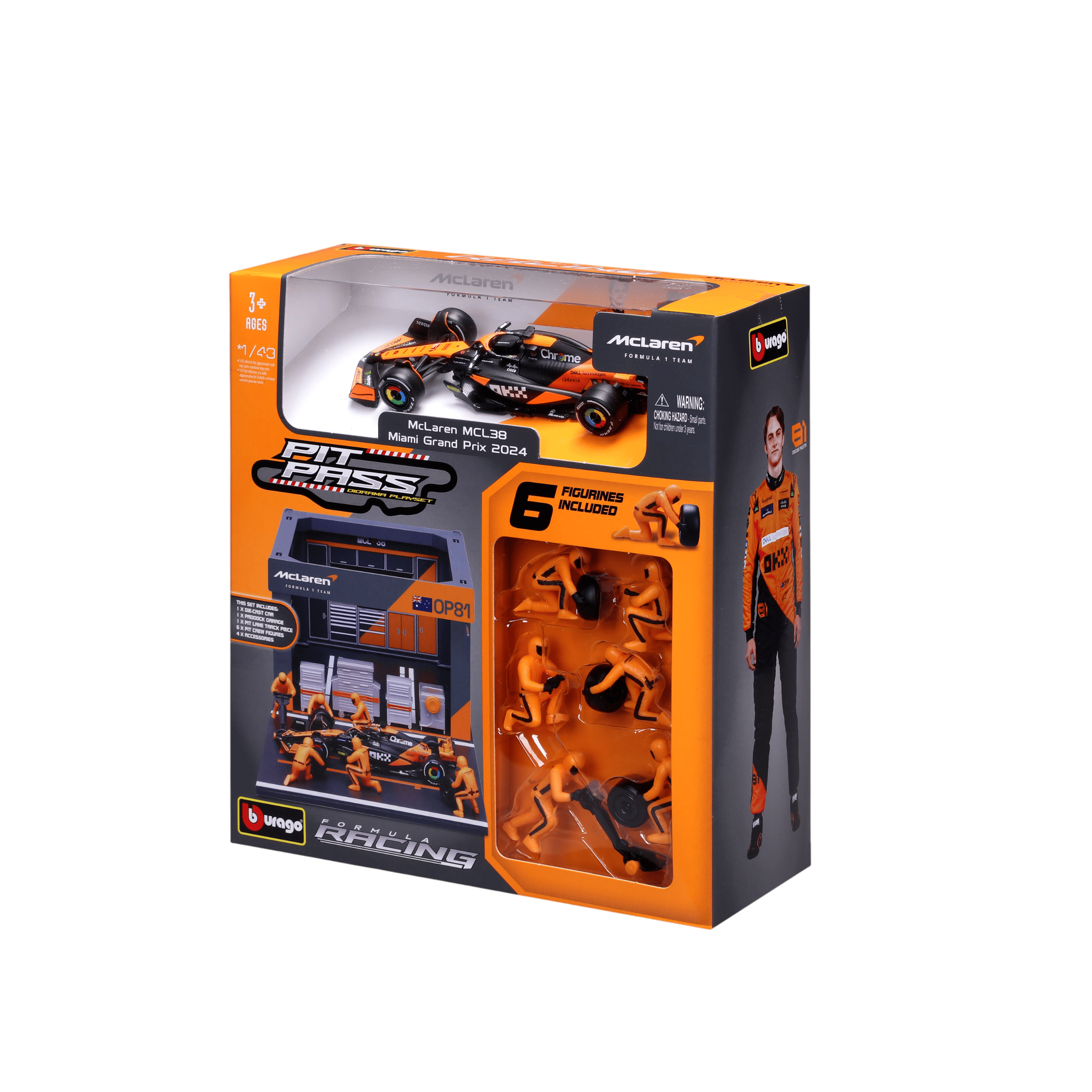 1:43 F1 2024 Pit Pass - McLaren F1 MCL38 #81 Oscar Piastri - Image 6