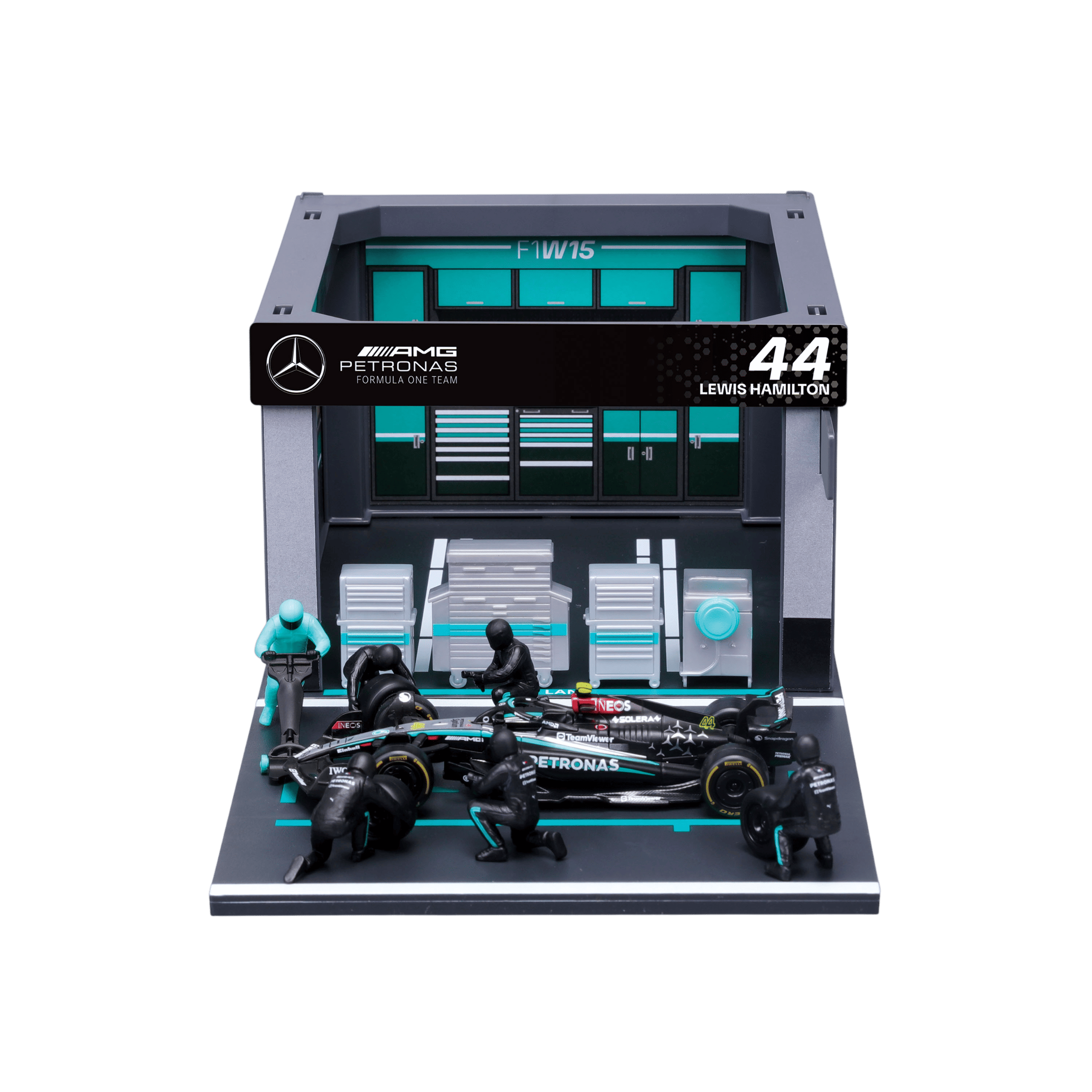 1:43 F1 2024 Pit Pass - Mercedes-AMG W15 #44 Lewis Hamilton - Image 4
