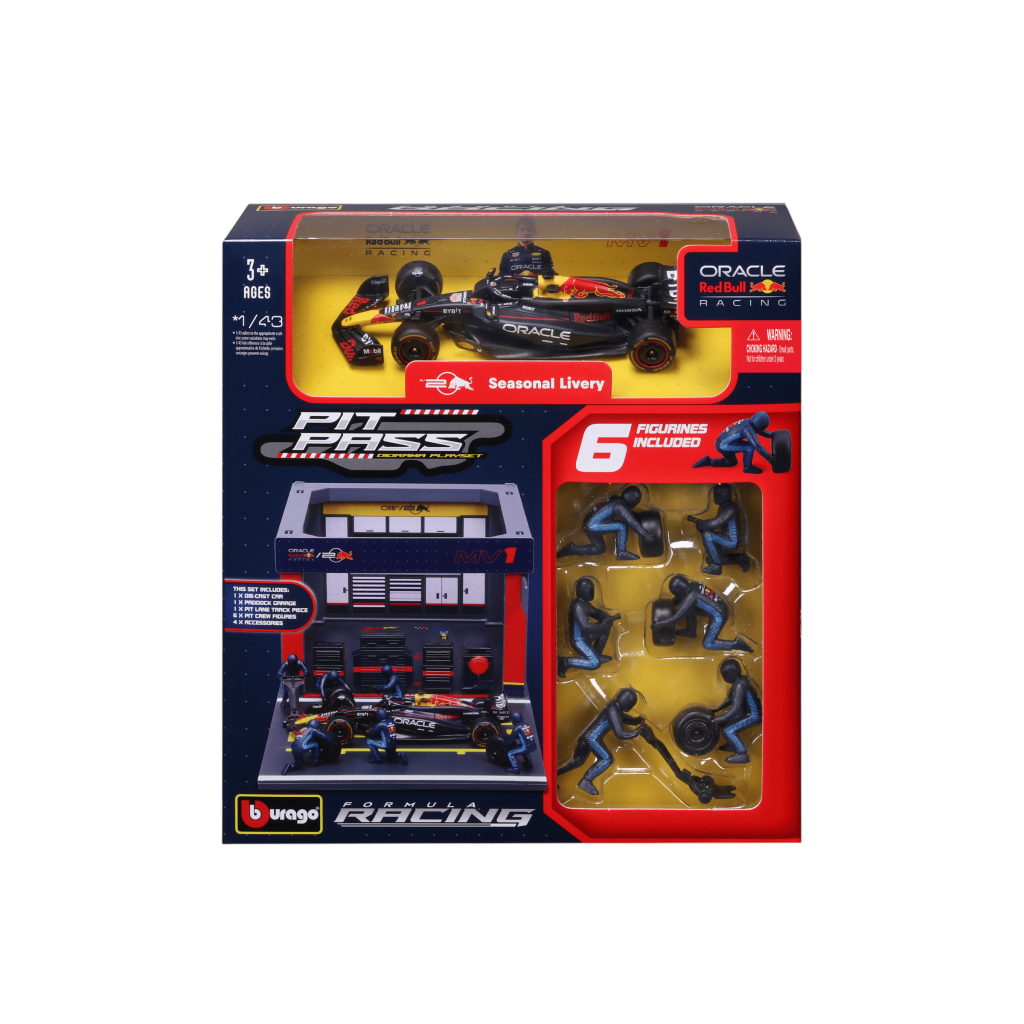 1:43 F1 2024 Pit Pass - Red Bull Racing RB20 #1 Max Verstappen