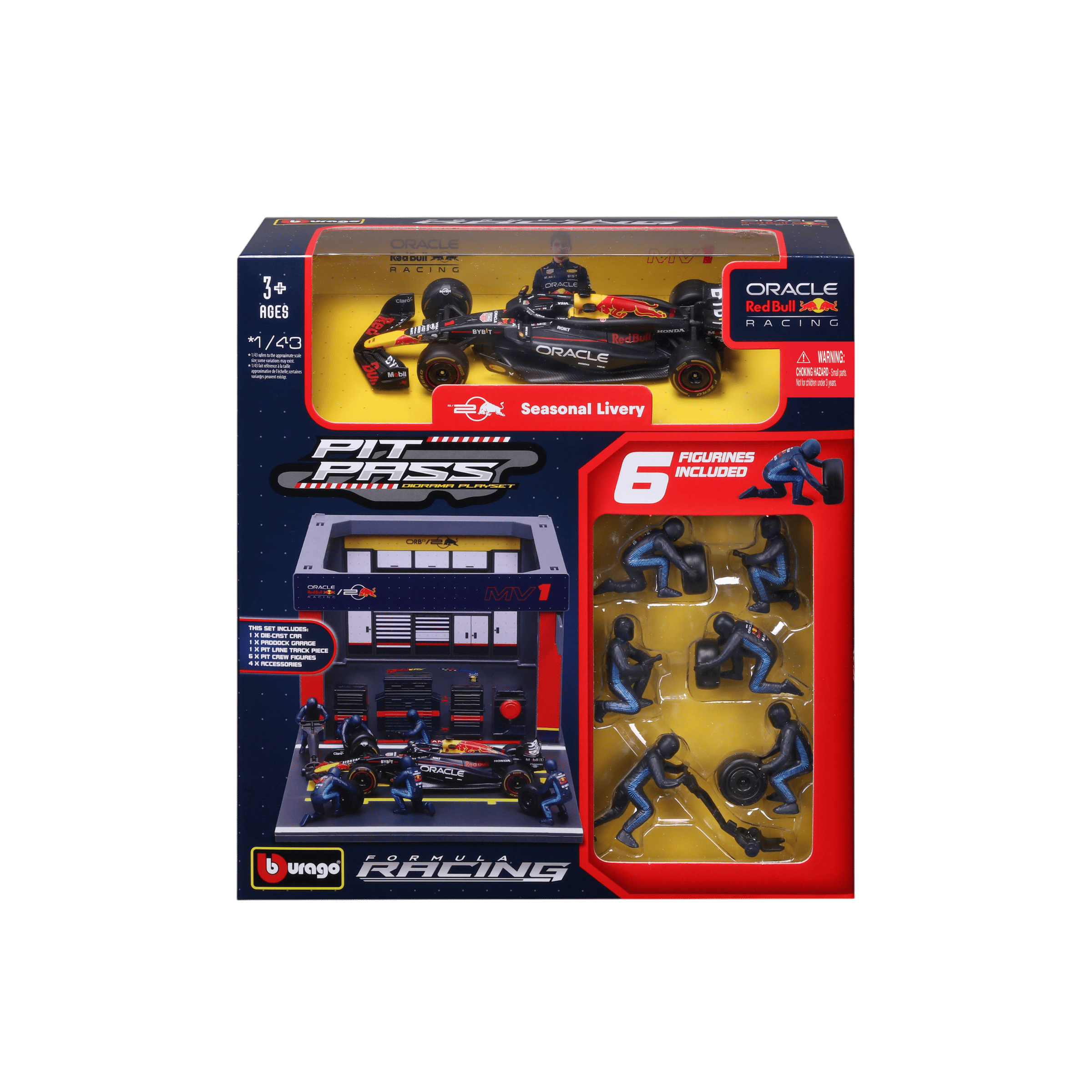 1:43 F1 2024 Pit Pass - Red Bull Racing RB20 #1 Max Verstappen - Image 1