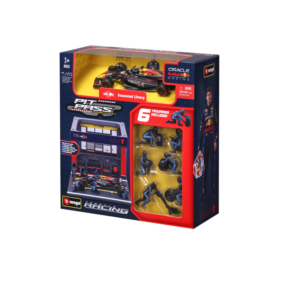 1:43 F1 2024 Pit Pass - Red Bull Racing RB20 #1 Max Verstappen