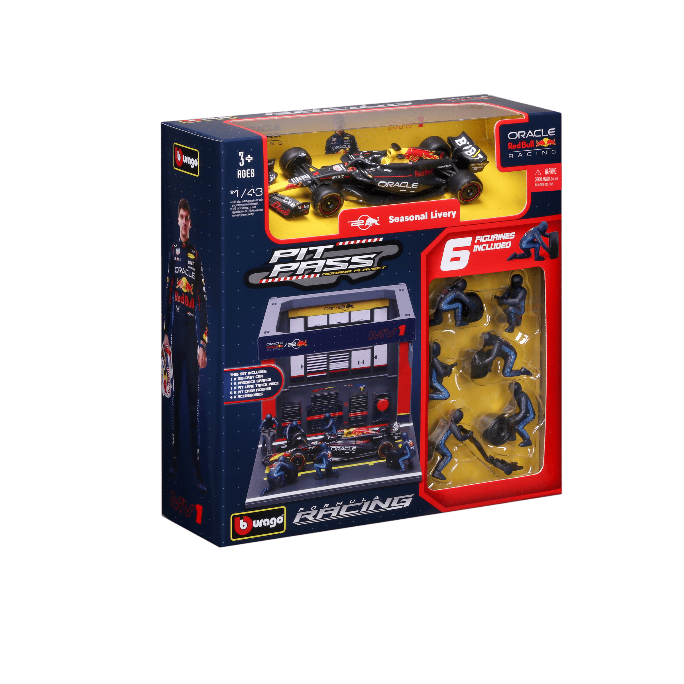 1:43 F1 2024 Pit Pass - Red Bull Racing RB20 #1 Max Verstappen - Image 5