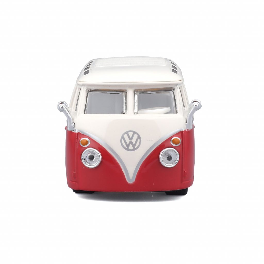 1:32 Bburago - VW Van Samba - Red White in Window Box