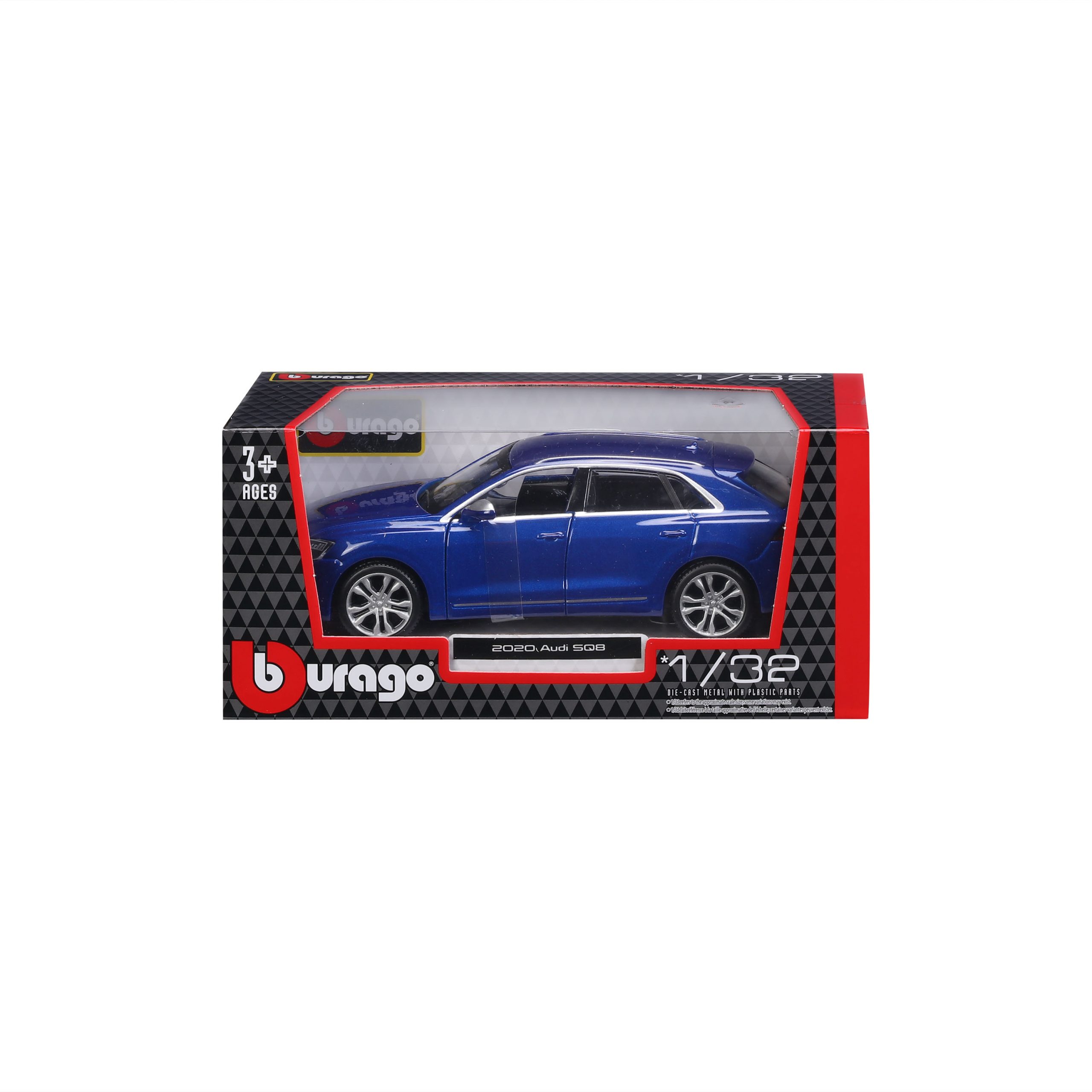 1:32 Bburago - Audi SQ8 2020 - Blue in Window Box - Image 8