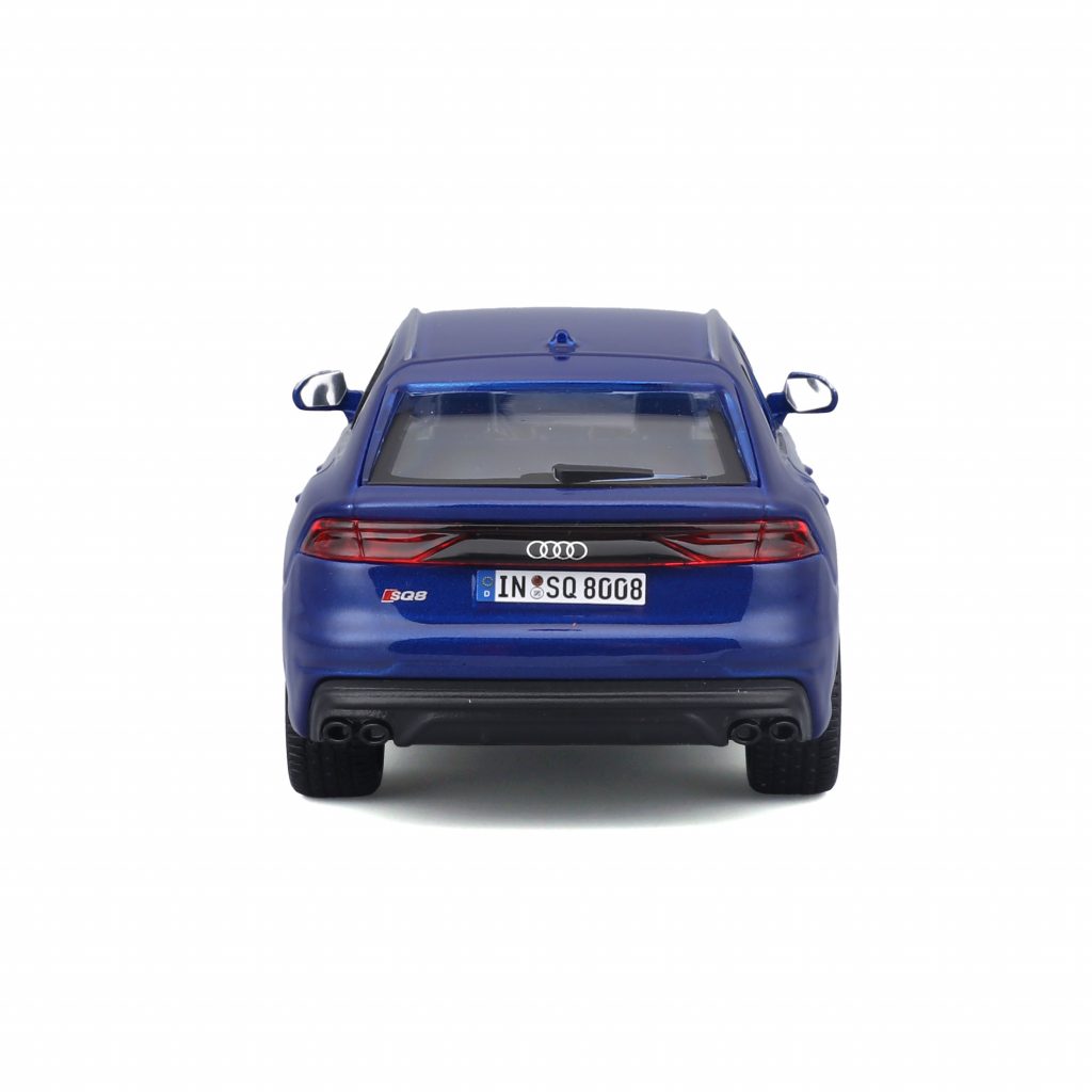 1:32 Bburago - Audi SQ8 2020 - Blue in Window Box