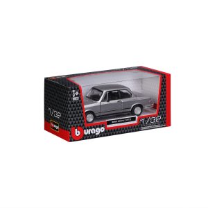 1:32 Bburago - 1972 BMW 2002 TII - Silver in Window Box - Image 9