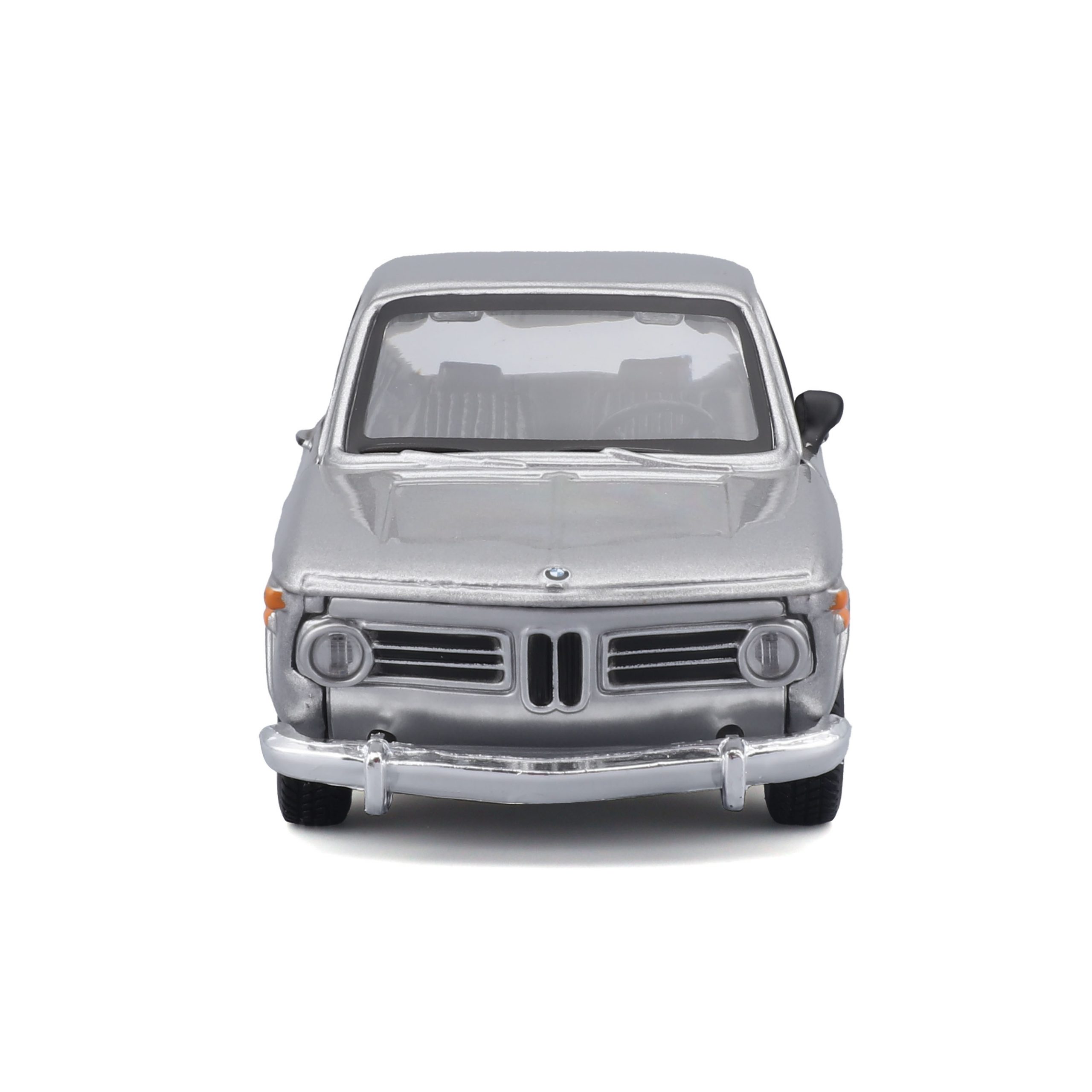 1:32 Bburago - 1972 BMW 2002 TII - Silver in Window Box - Image 3