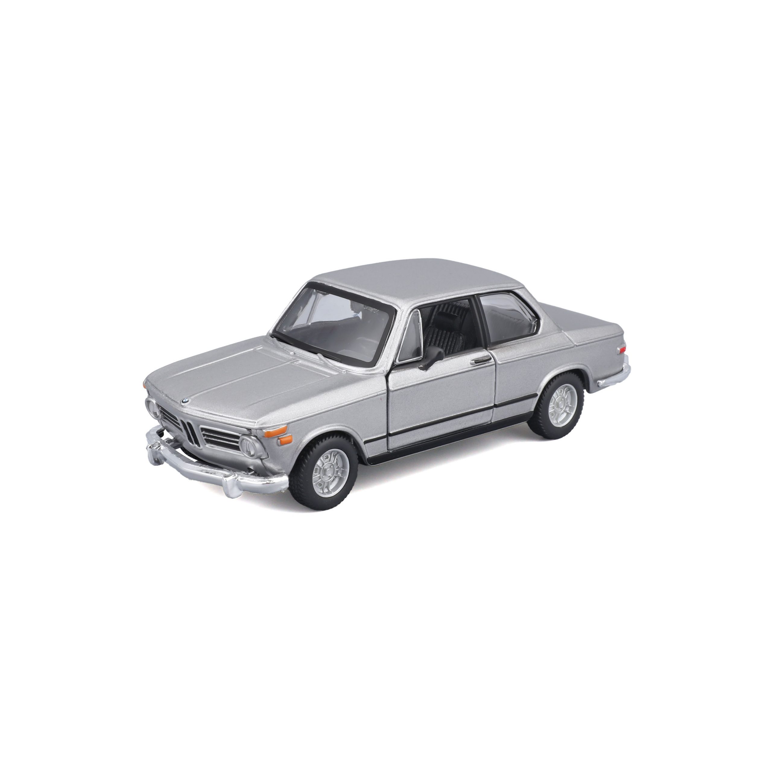 1:32 Bburago - 1972 BMW 2002 TII - Silver in Window Box - Image 5