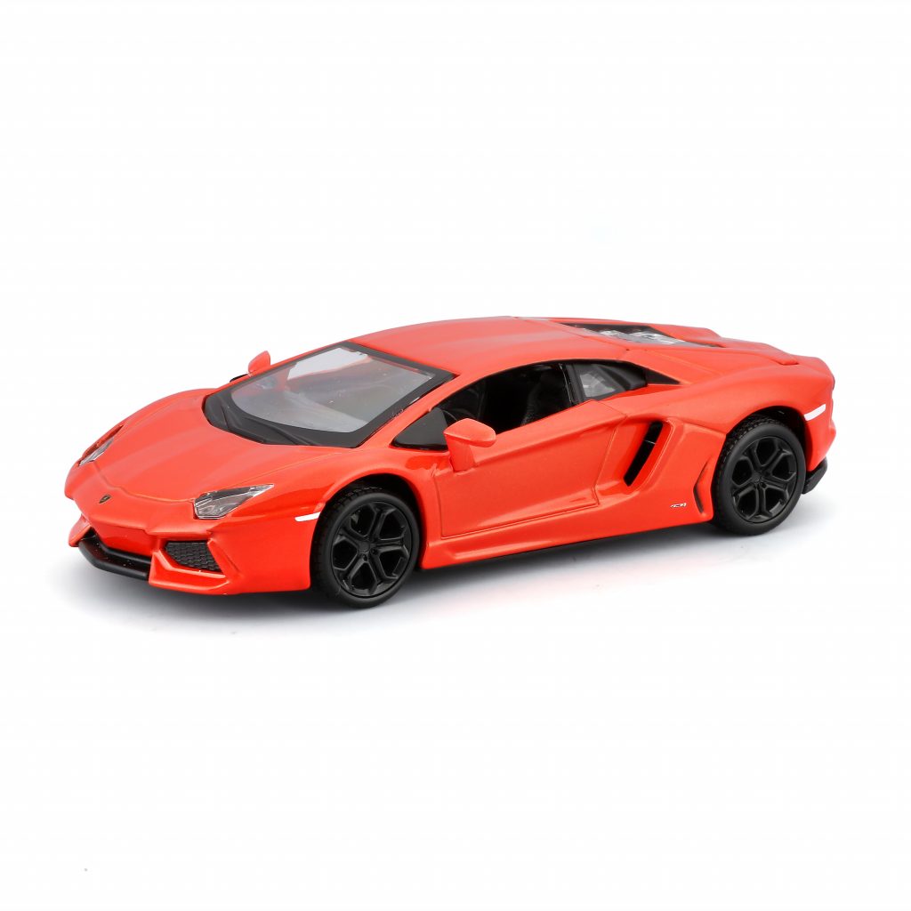 1:32 Bburago - Lamborghini Aventador Coupe - Metallic Orange in Window Box