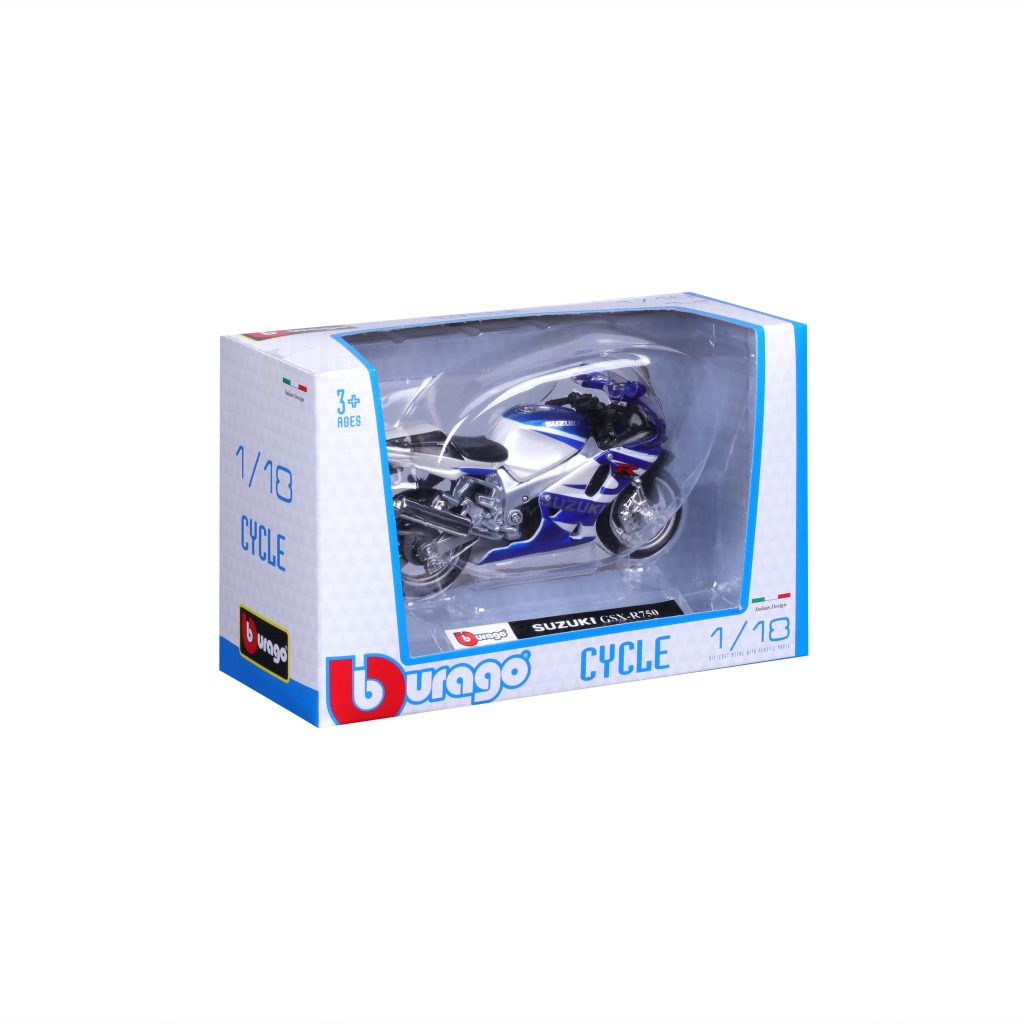 1:18 Bburago Motorcycle - Suzuki GSX-R750