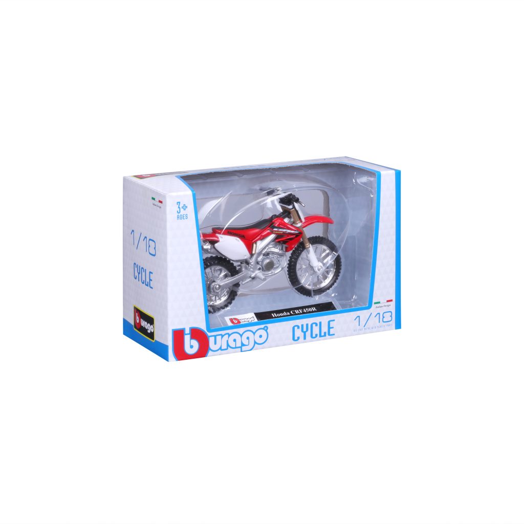 1:18 Bburago Motorcycle - Honda CRF450R
