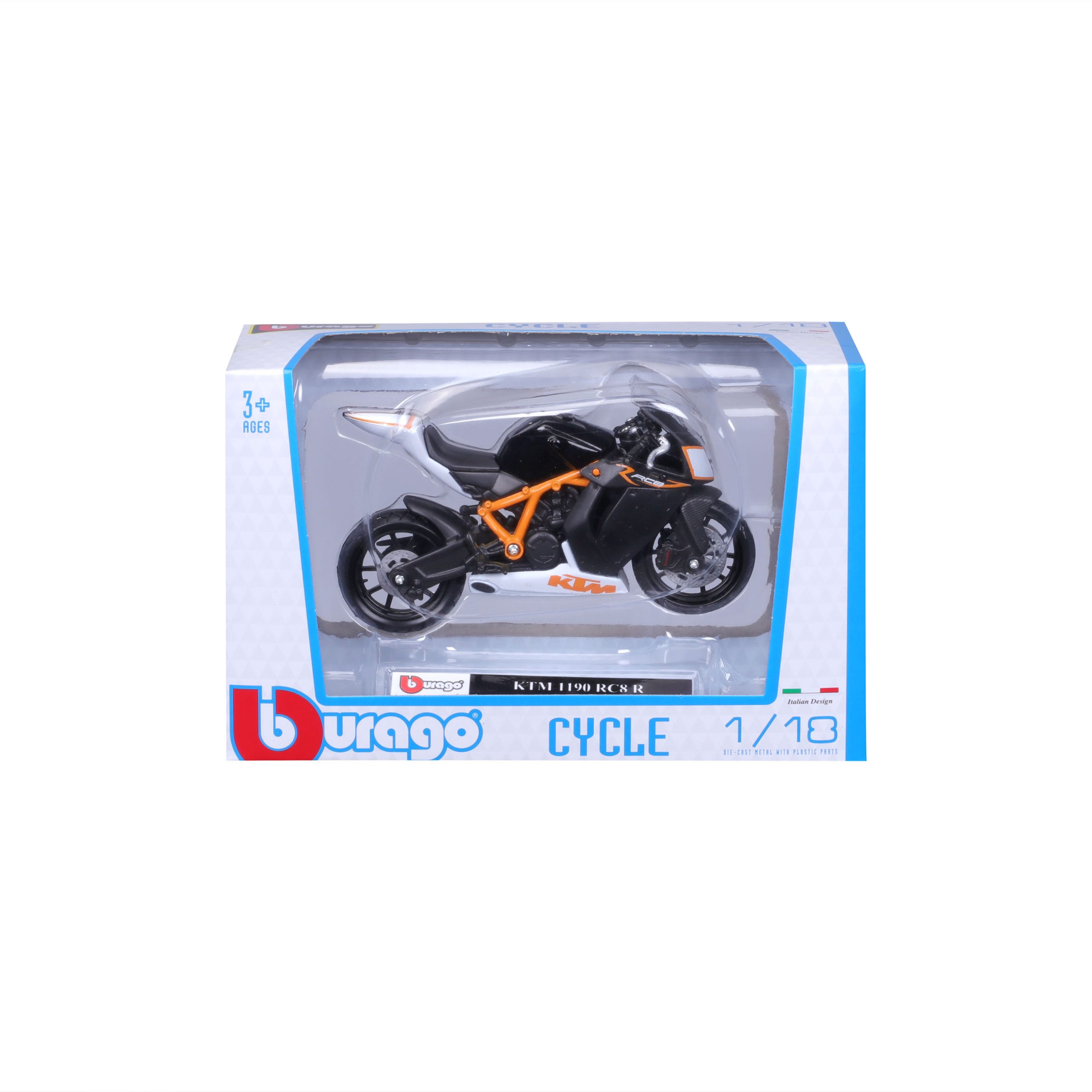 1:18 Bburago Motorcycle – KTM 1190 RC8 R - Image 7
