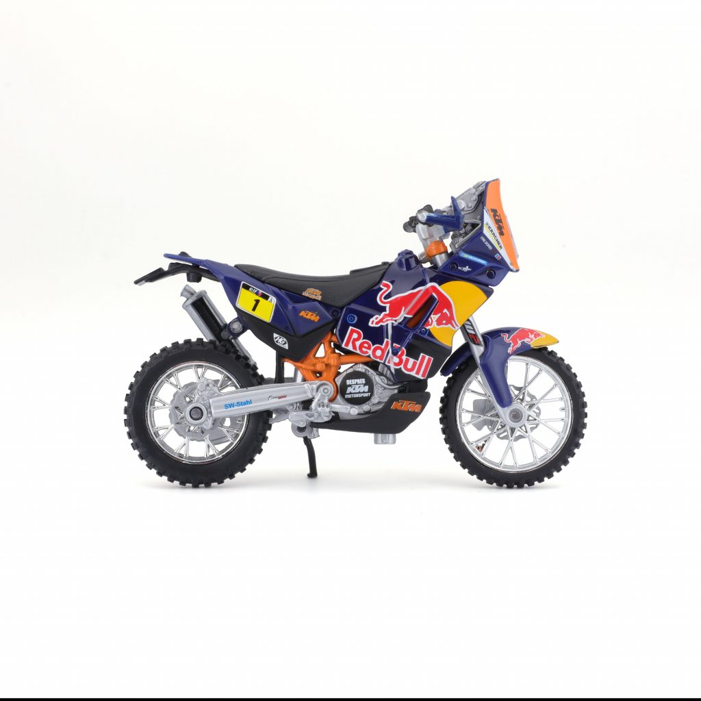 1:18 Bburago Motorcycle - Red Bull KTM 450 Dakar Rally